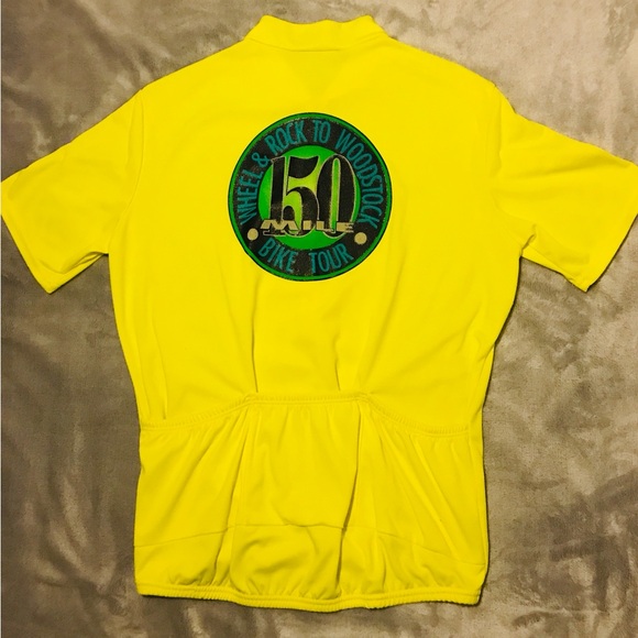 Vintage Yellow Cycling Shirt Men’s Large by Performance - Picture 1 of 4